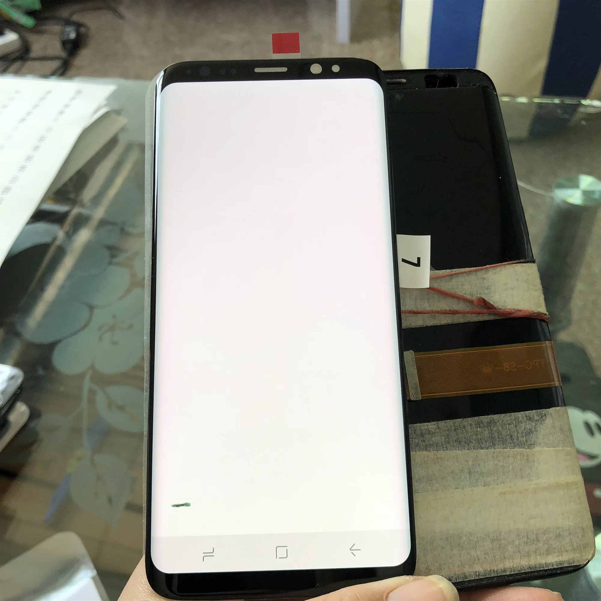 

100% Original Super Amoled LCD For Samsung Galaxy S8 G950F G950 Lcd Display Touch Screen Digitize with burn-shadows Dead Pixels