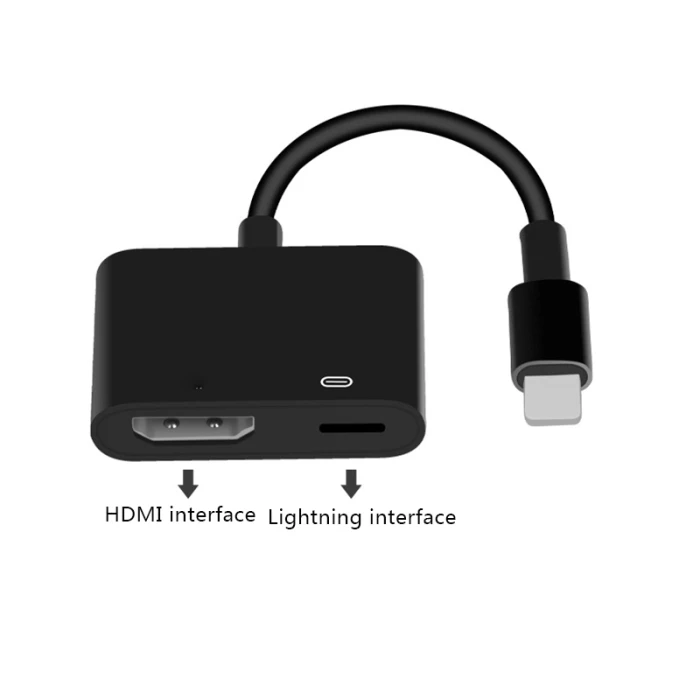 Совместимый с Apple HDMI адаптер металлический корпус 1080P цифровой av-конвертер FKU66