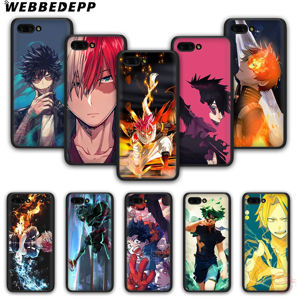 WEBBEDEPP My Hero Academia Anime TPU Phone Case for Honor 6A 7A 2GB/3GB Pro 7C 7X 8X 8C 9 10 Note10 8 Lite |