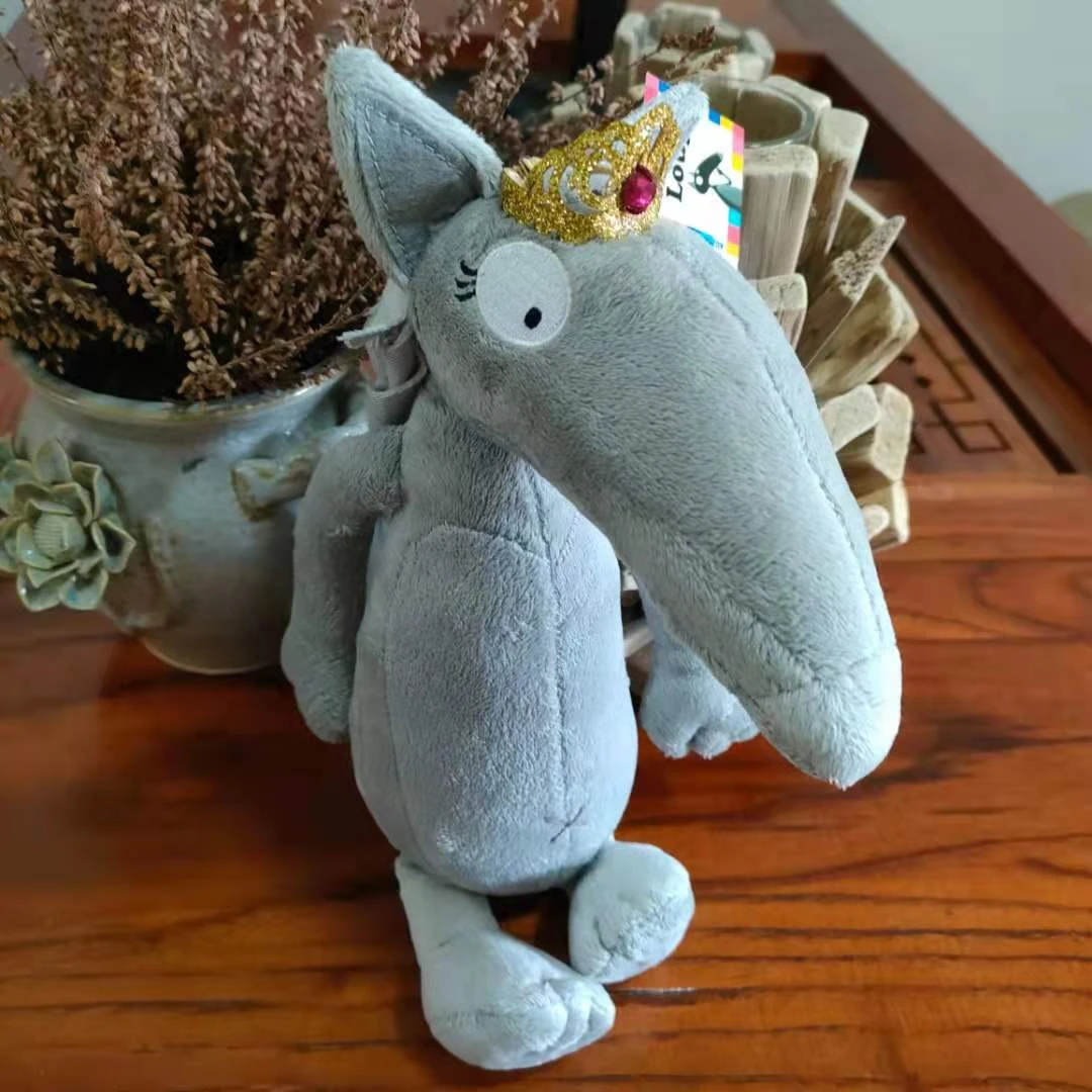 Original Les Aventures De Loup Editions Philippe Auzou Peluche Mother Wolf Cosplay Crown Plush Doll 25cm Rare Gift Movies Tv Aliexpress