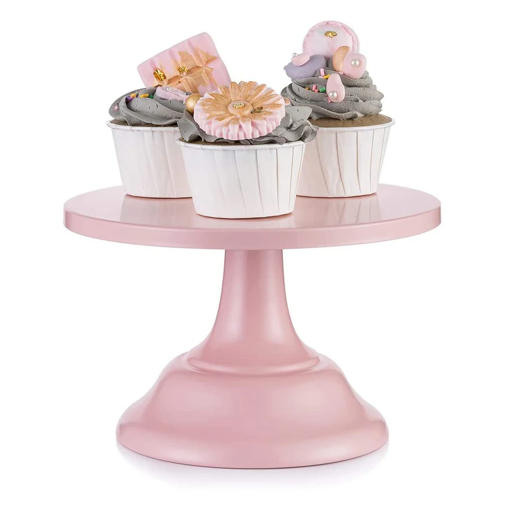 Description Picture 5 of item8/10/12inch Cake Stand Fudge Desktop Home Party Display Round Stands Afternoon Tea Iron Tray For Birthday Wedding Decoration