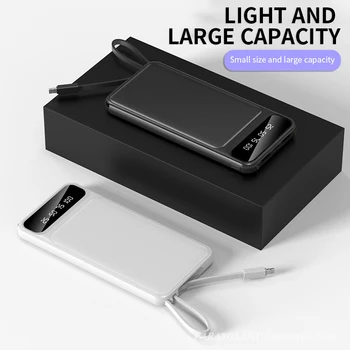 

Power Bank 10000mAh Portable Charging PowerBank 10000 mAh USB PoverBank External Battery Charger For Xiaomi Mi 9 8 iPhone