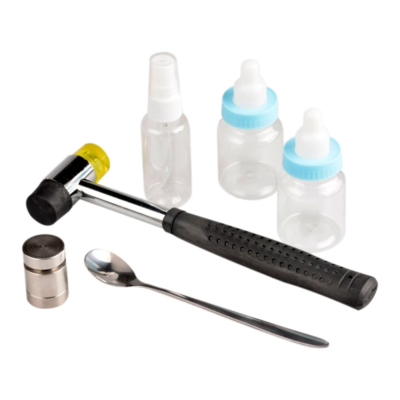 

6Pcs Milk Tablet Molding Machine Creative Home Kitchen Manual Milk Powder Practical Candy Making Tool Bakeware