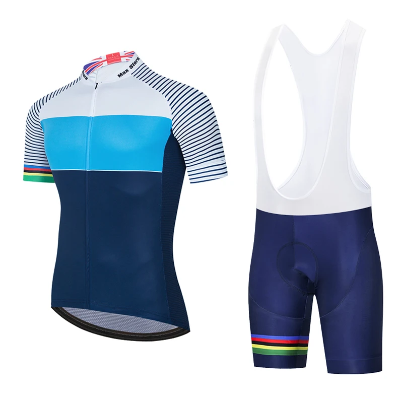 

New UK Team Cycling Jersey Customized Road Mountain Race Top Cycling Clothing max storm bike wear racing clothes