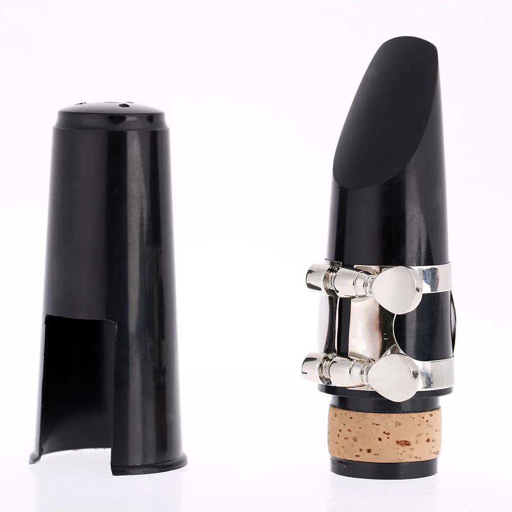 Hot New Sale Professional Clarinet Mouthpiece Plastic with Cap Metal Buckle Reed Woodwind Instruments Parts &amp Accessories | Спорт и