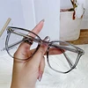 Matte Black Frame Polygon Myopia Eyeglasses Finished Women Men TR90 Student Prescription Spectacles Diopter 0 -1.0 -1.5 To -6.0 6