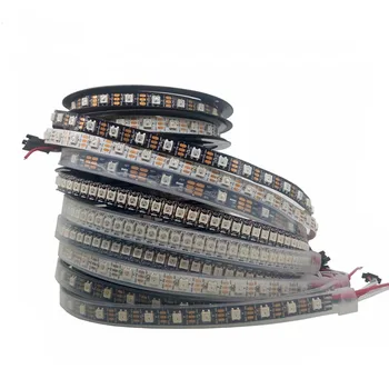 

1m 2m 3m 4m 5m WS2812B WS2812 Led Strip,Individually Addressable Smart RGB Led Strip,Black/White PCB Waterproof IP30/65/67 DC5V