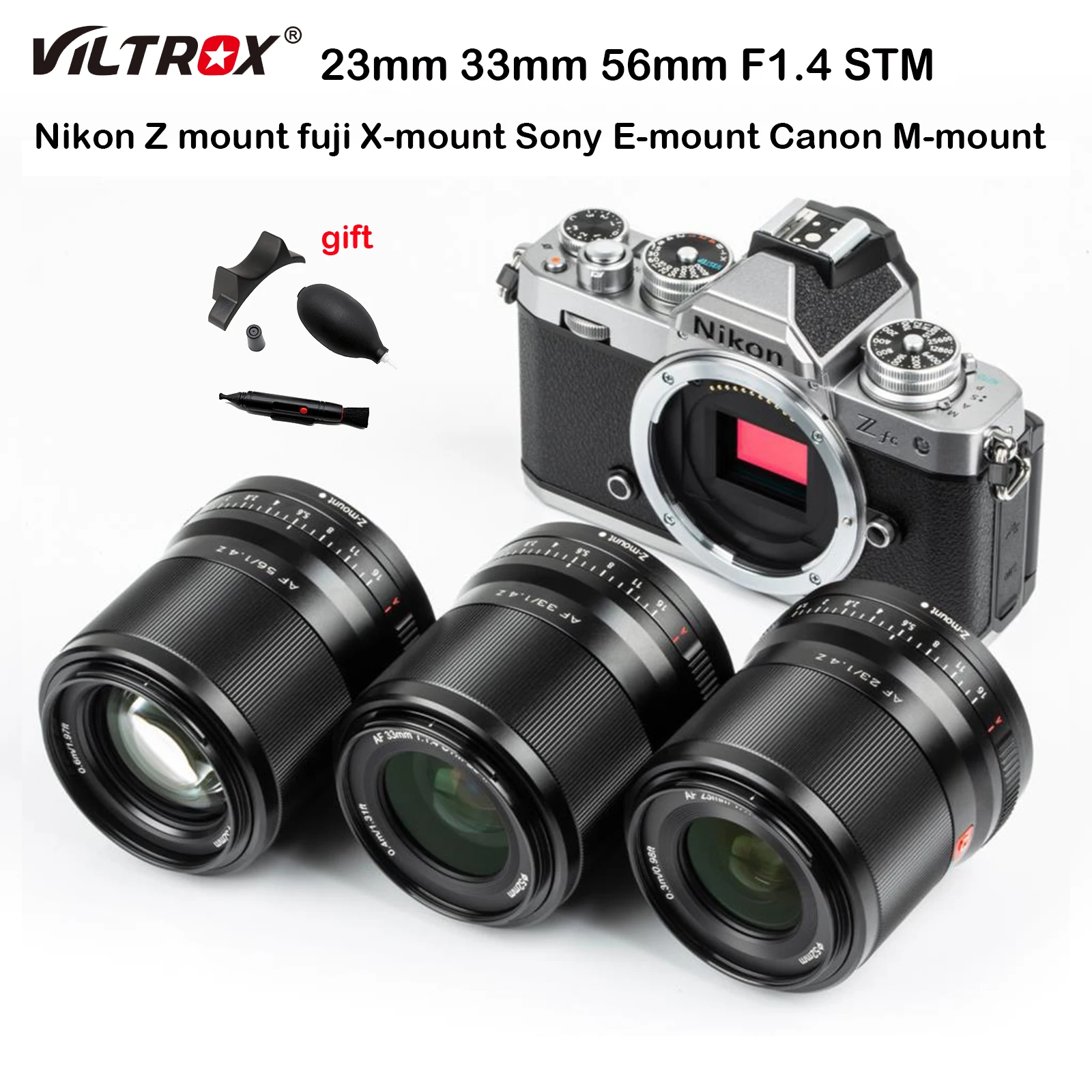 VILTROX 23 мм 33 56 F1.4 Автофокус Большая диафрагма фотообъектив для fujifilm fuji XF Mount Sony E mount