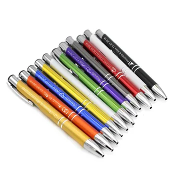 

20pcs Engraved Bulk Metal Ballpoint Pens Personalized Wedding Favors Baby Shower Birthday Baptism Party Christmas Gift Customize