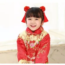 Заколки в античном стиле с кисточками и цветами, китайская одежда, детский головной убор для девочек, головной убор принцессы, гирлянда