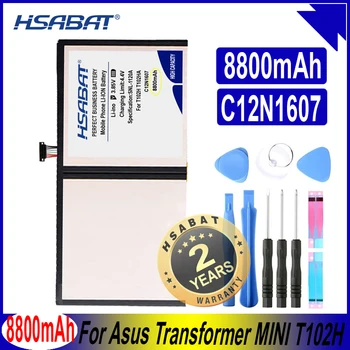 

HSABAT C12N1607 8800mAh Top Capacity Battery for Asus Transformer MINI T102H T102HA T103HAF T103HA T103H Batteries