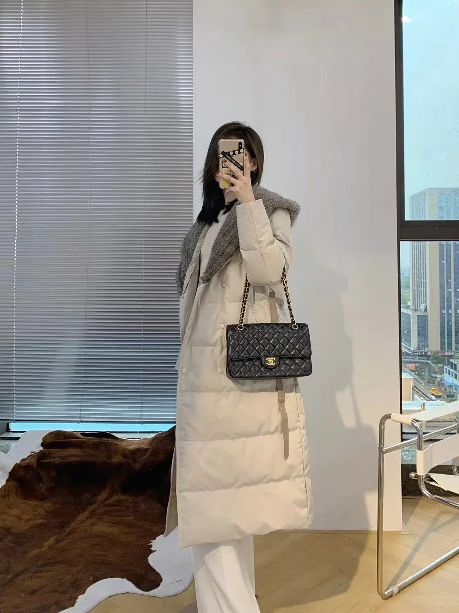 国内外の人気 女性用の白いガチョウのターキージャケット 秋冬ファミリー 取り外し可能なパンの帽子 21 中古 格安買取 Sekkomon Jp