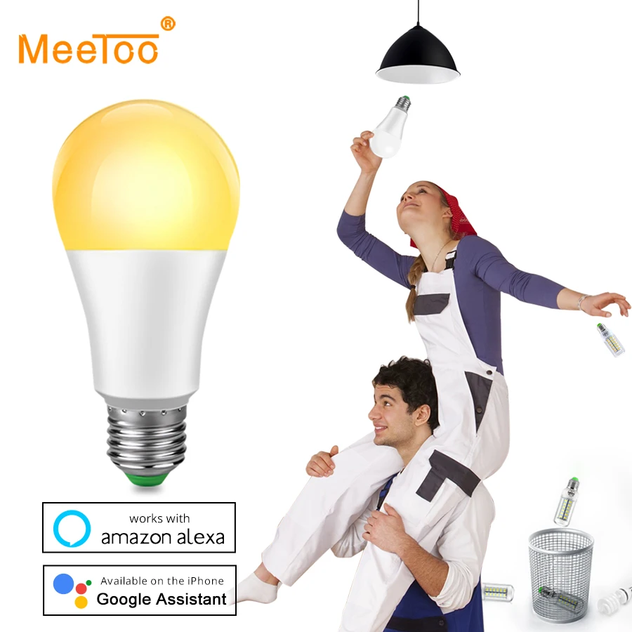 

15W Wifi Smart Lamp Bulb B22 E27 LED Light Bulb Smart Home Dimmable APP Voice Remote Control With Amazon Alexa and Google Home