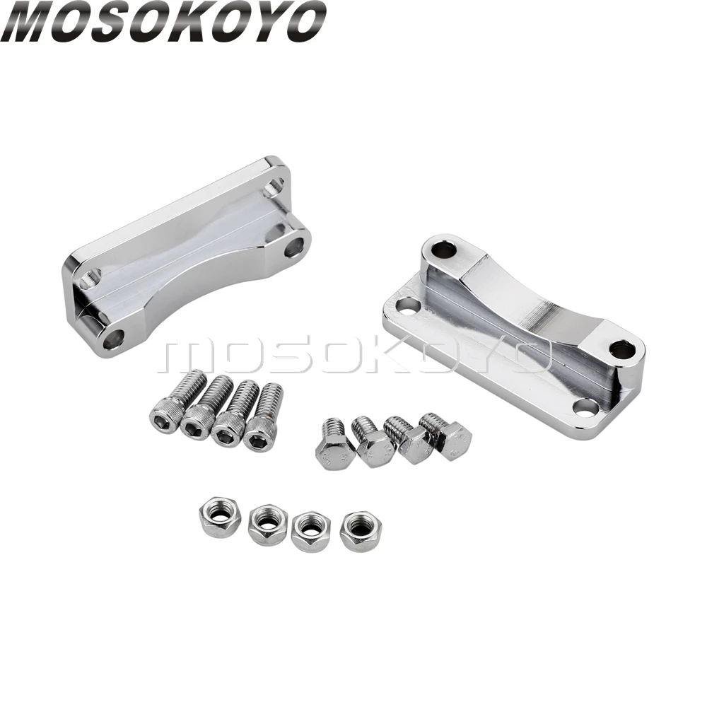 Chrome Motorcycle 21" Wheel Tire Front Fender Relocator Kit For Harley Touring Electra Glide Road King FLHT/FLHR 2003-2013 |