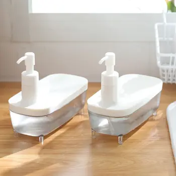 

Kitchen Bathroom Hand Cleanser Liquid Soap Dispenser Press Shower Shampoo Dispensing Bottle Container