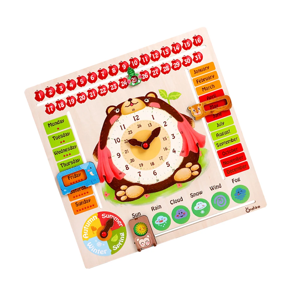 NICEXMAS, 1 шт., креативные часы, Когнитивная игрушка, практичная ...