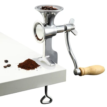 

Manual Coffee Grinder Stainless Steel Coffee Beans grain corn seed spice Mill crusher Coffee machine Easy Clean Kitchen Tools
