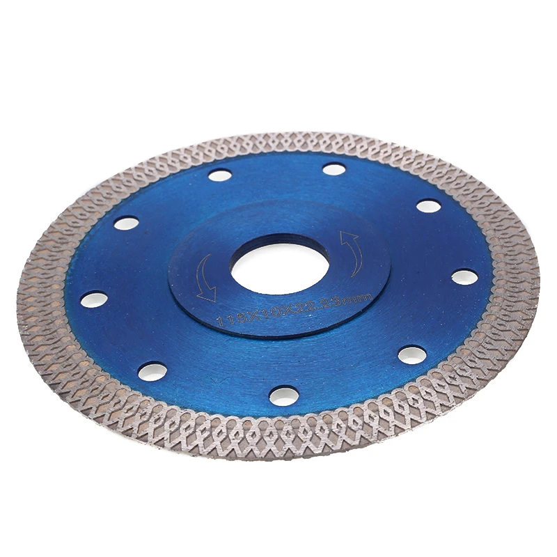 1Pc Blue Diamond Cutting Blades Saw Blade Cutting Disc 115mm Porcelain Tile Thin Diamond Dry Cutting Blades Grinder Wheel