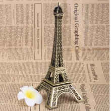 Torre Eiffel Vintage de 7 pulgadas, adornos para el hogar, Torre francesa, de Metal Artesanía, modelo de torre de París, decoraciones