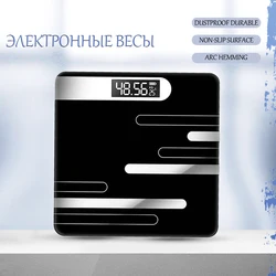 Bathroom Weight Scale  Body Fat Digital Scale Glass Smart Electronic Scales LED Display Floor Weighing For Fitness Health Scales