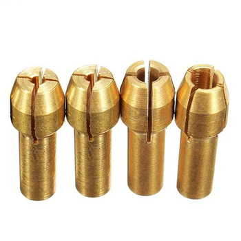 

Promotion! 4pcs Rotary Multi Tool Collet Nut Kit Set for 0.8/ 1.6/ 2.35/ 3.2MM