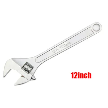 

10inch 1*Adjustable Wrench 12inch 15inch Garage Tool Forged Steel Spanner