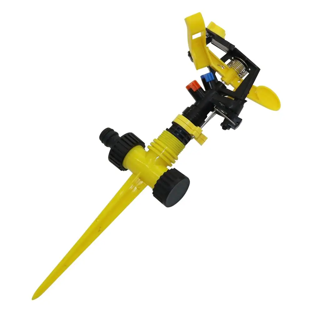 Irrigation Sprinklers 360 Degree Rotating Jet Sprinklers Double Outlet Rocker Nozzles 1/2" Male thread Garden Agriculture
