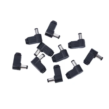 

10x 2.1mm x 5.5mm Male Plug Right Angle L Jack DC Power Connector