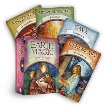 

Magic Oracle Cards Earth Magic:read Fate Tarot Card Game For Personal Use Board Game A 48-card Deck And Guidebook New 7