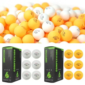 6Pcs/pack 3 Star Ping Pong Balls 40mm/1.57i Diameter 2.9g Table Tennis Ball For Professional Competition Training 1