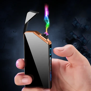 

Plasma Cigarette Electronic Lighters Windproof Lighter Pulsed USB Rechargeable For Smoking