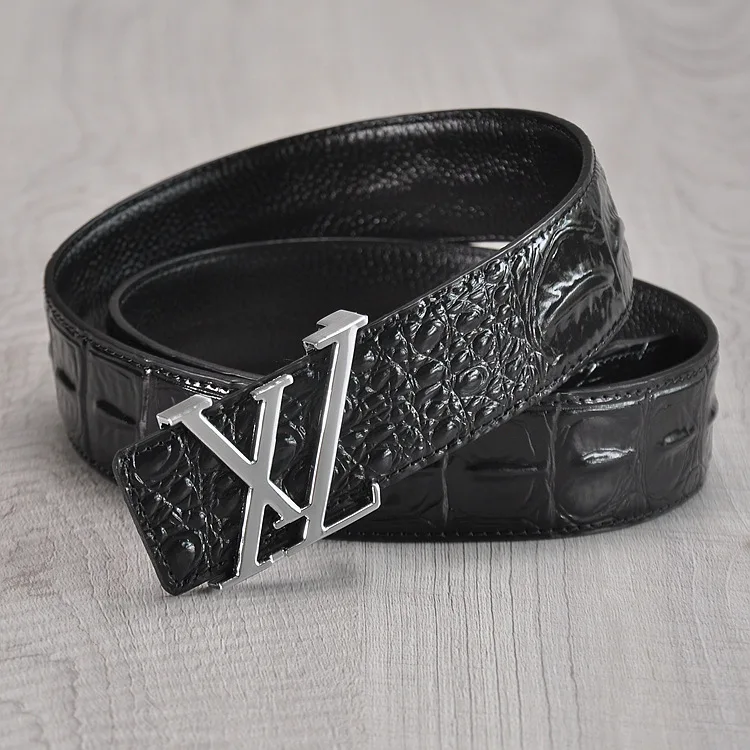 new High quality men's genuine leather belt designer belts men luxury male belts for men fashion vintage pin buckle for