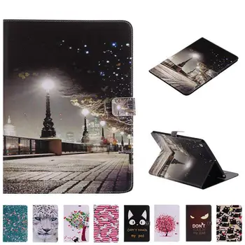 

3D Beautiful Painting Leather Case For Samsung Galaxy Tab A 8.0 SM-T350 T355 P350 P355 8.0 inch Tablet Protective Case+film+pen
