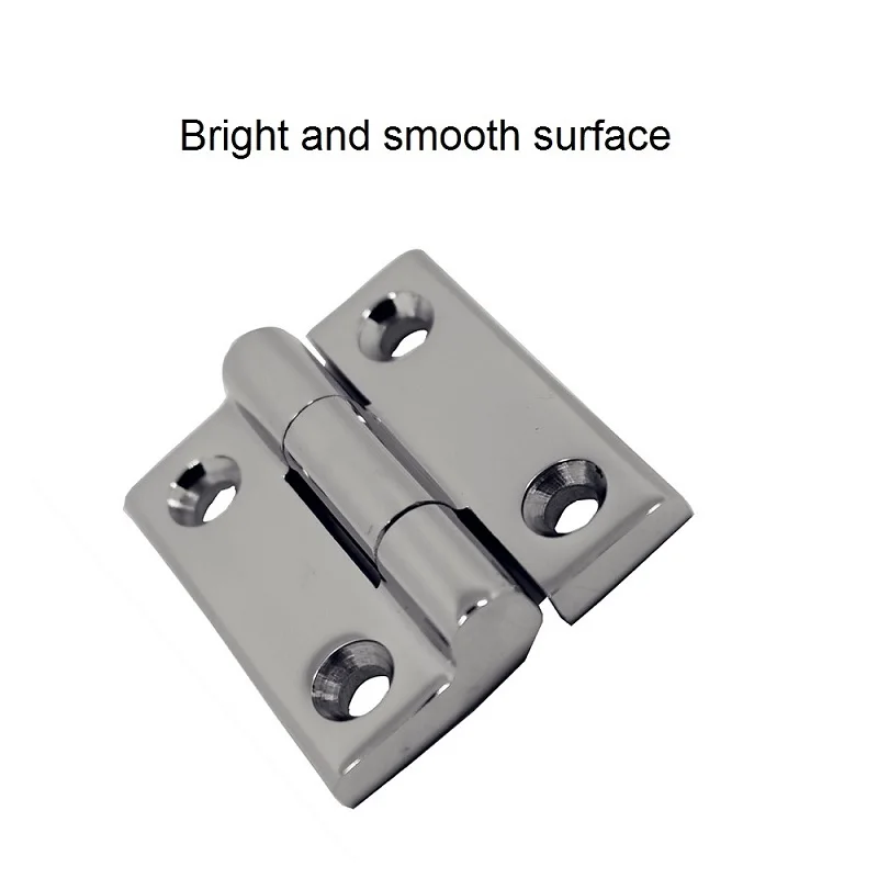 Dobradiças de Aço Lustra a Dobradiça Marinha do Barco Quadradas da Extremidade da Porta do Armário de 2 304 com 4 Inoxidável Pces Furos Espelho Resistente Que 60mm 6 304 com 4 furos 60mm espelho resistente
