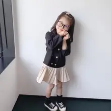 Г., платье в Корейском стиле в стиле пэчворк для девочек Осенняя детская одежда с длинными рукавами платья для девочек от 1 до 6 лет