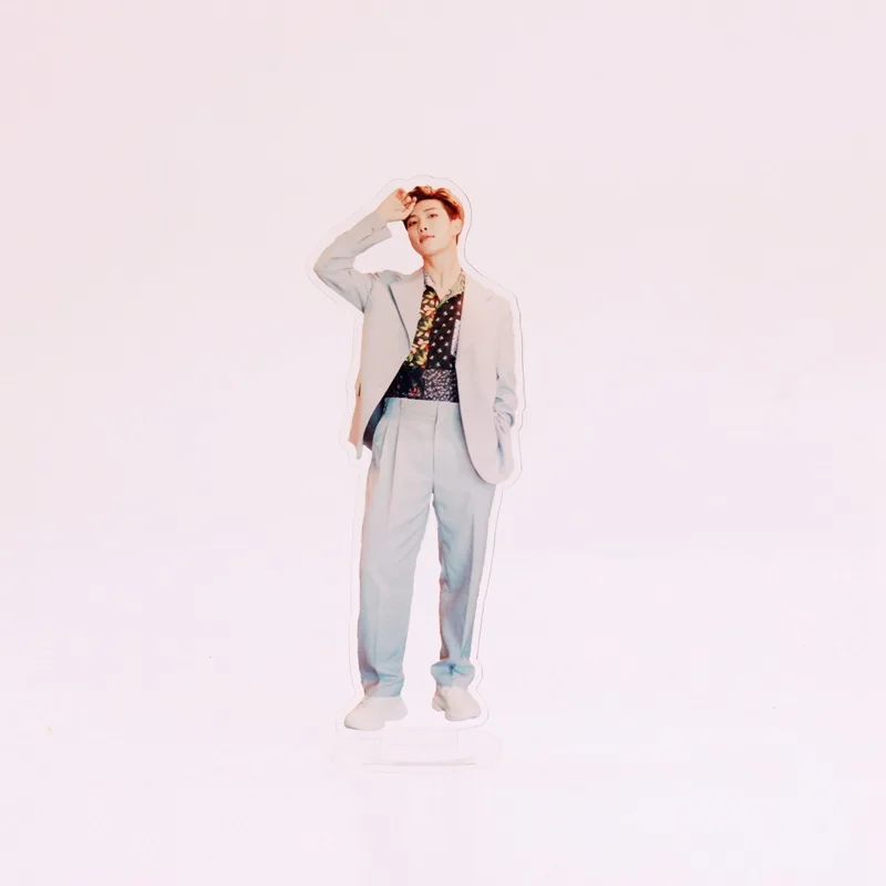 [18 см] Kpop Настольный стоп Bangtan Boys сопутствующий Humanoid Лицензионная карта настольный стоп [двусторонний]