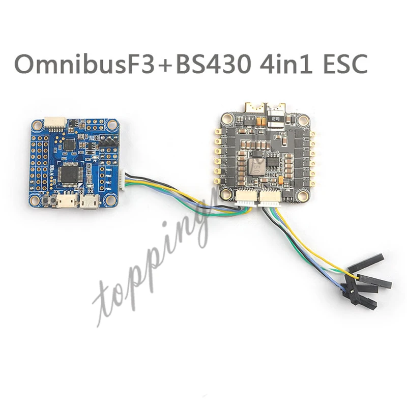 BS430 ESC 30A 3 6S 4 в 1 BLHeli S прошивка Dshot 4x30A Omnibus F3 F4 Fly tower контроллер скорости для FPV камеры
