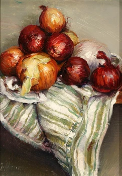 

Oil Paint Painting by Number Still Life Onion Oil Paints Paint Wall Decoration Frame One Piece 40x50 Modern Propylene