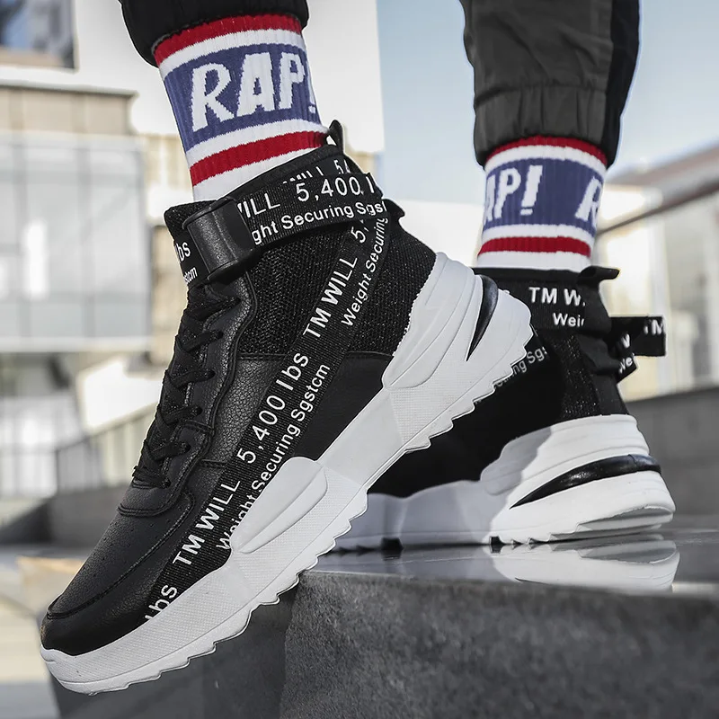 

2019 Autumn And Winter New Style MEN'S SHOES Lightweight Extra High Sporty Dad Shoes Korean-style Student Network Red Shoes Vers