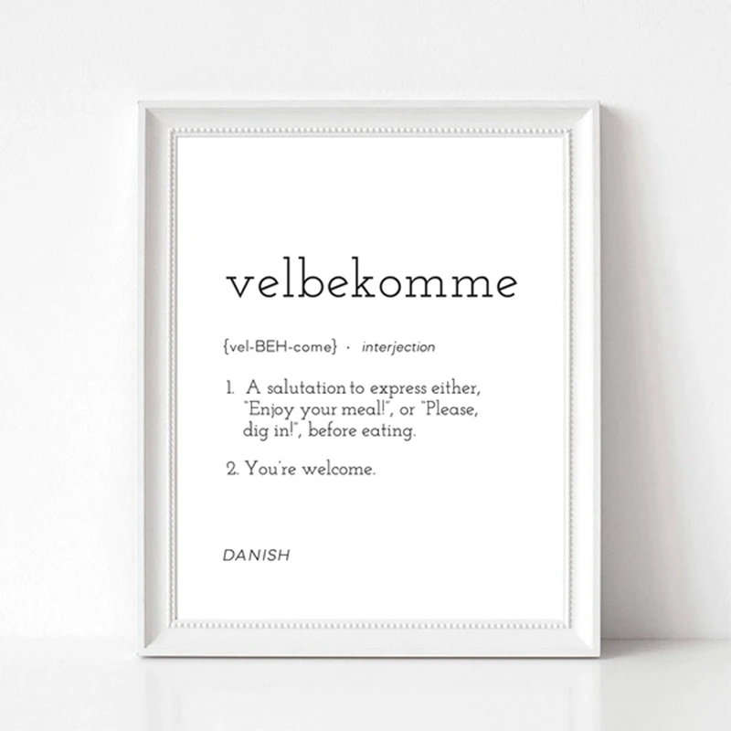 Velbekomme Definition Print