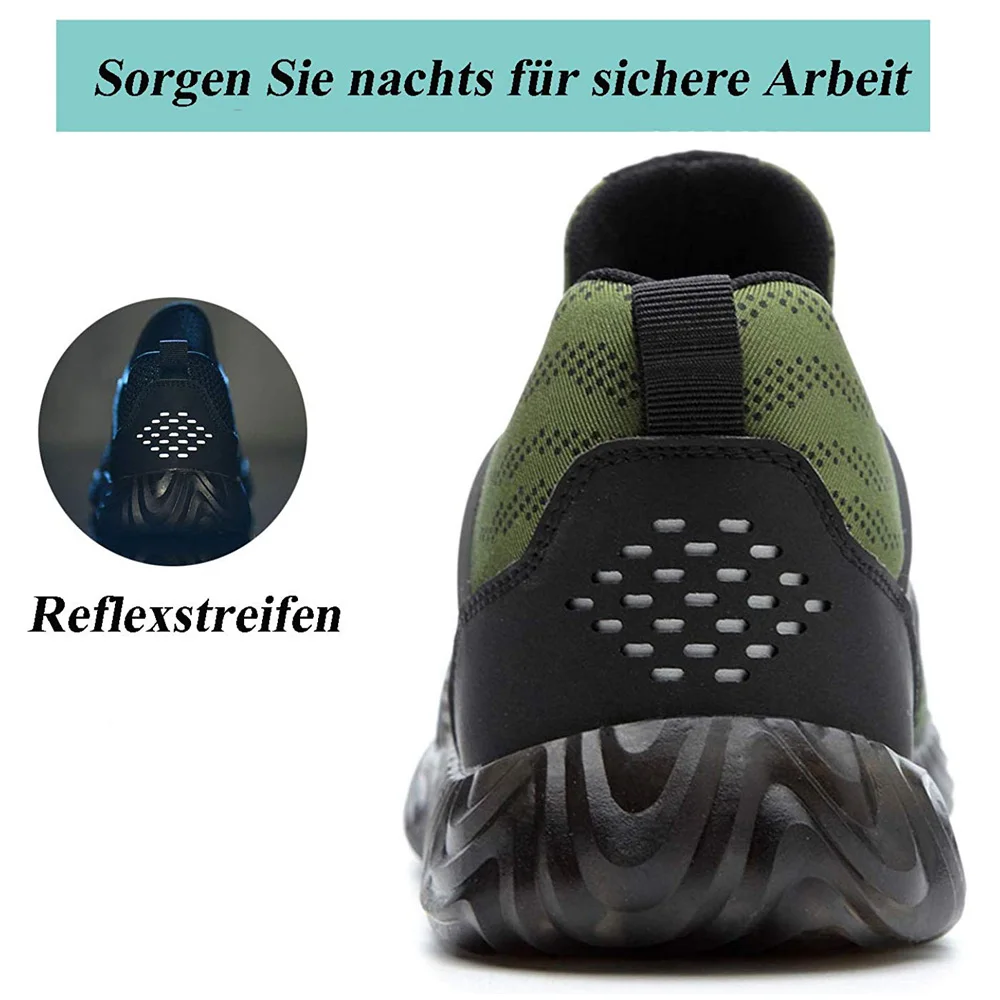 Tanie NASONBERG męska zimowa stalowa nasadka na palec obuwie ochronne mężczyźni Outdoor antypoślizgowe stalowe lekkie obuwie robocze odporne na przebicie męskie buty