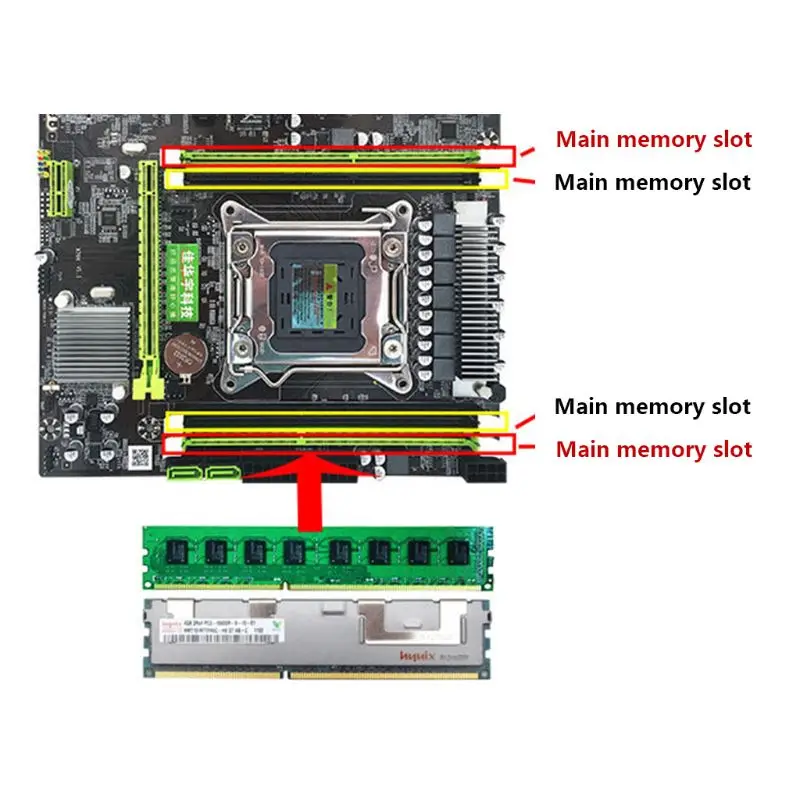  X79H 8 Core LGA 2011 Gaming Motherboard 4xDDR3 DIMM Desktop Computer Mainboard