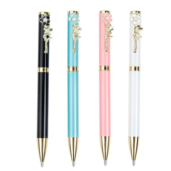 

Beautiful pen elegant cherry blossom metal pen pearl business pen promotional gift