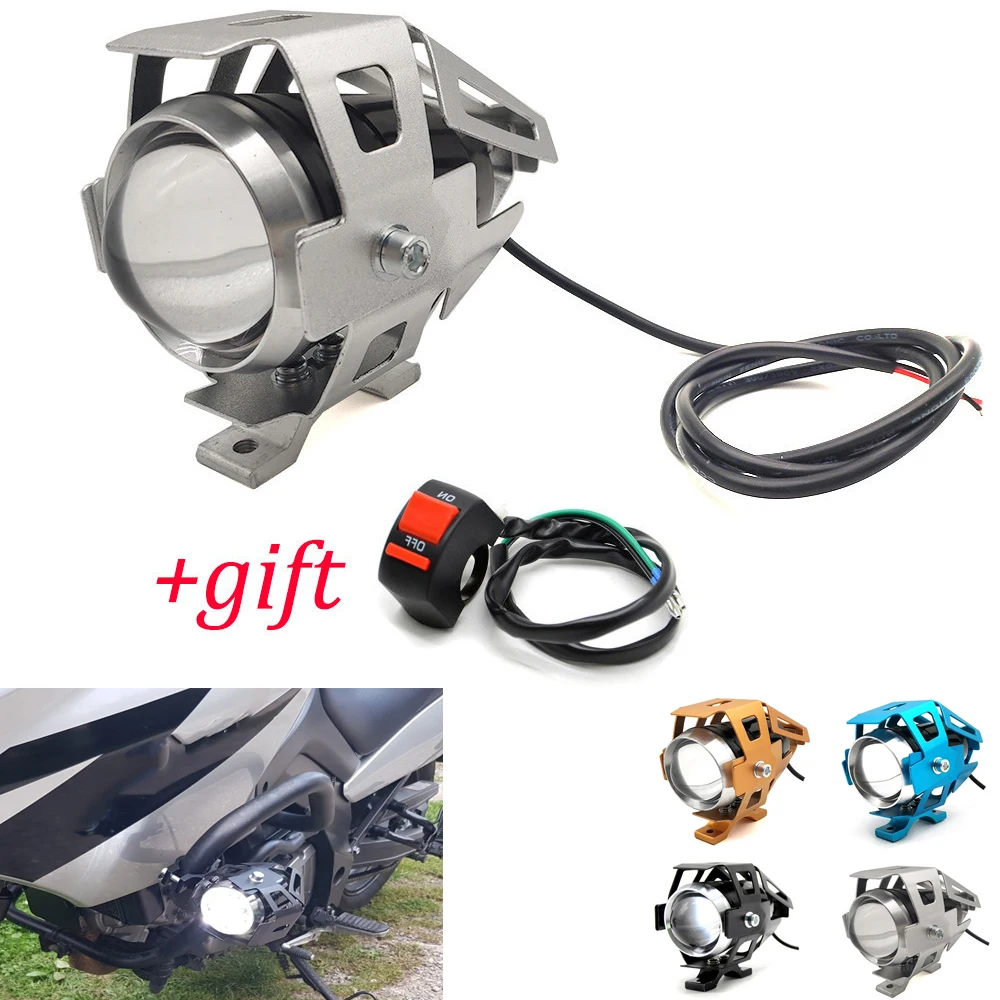 

Motorcycle LED Headlights U5 Led Spotlight moto light Fog Spotlights 12V For Yamaha VMAX 1700 1200 125 WR250F wr 250f 250 f