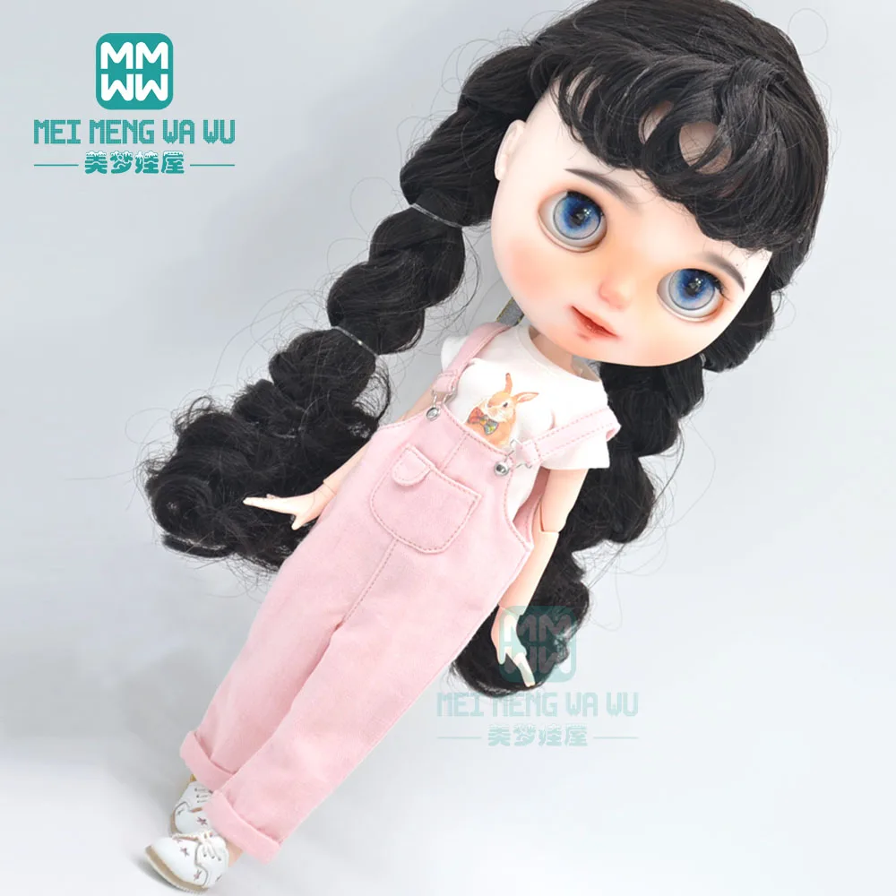 1 шт. Одежда для кукол Blyth модные брюки с кошачьими ушками черные красные