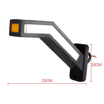 

30 LED Side marker lights 12-24V 3 Wires Outline Car Truck Trailer Van