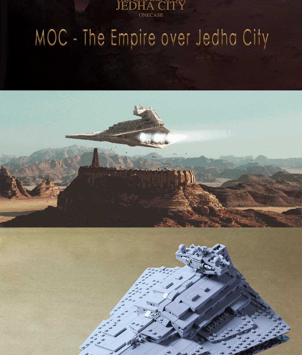 lego The Empire over Jedha City (2)