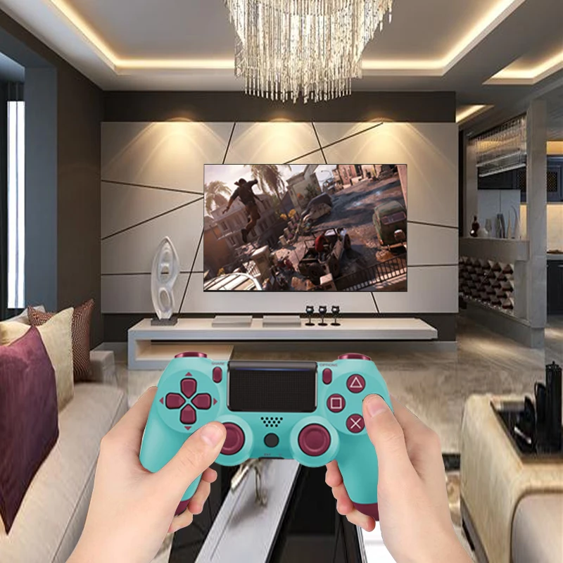 Для PS4 контроллер беспроводной геймпад для Playstation Dualshock 4 джойстик Bluetooth геймпады V2 для PS4/PS4 Pro Silm PS3 PC Игры