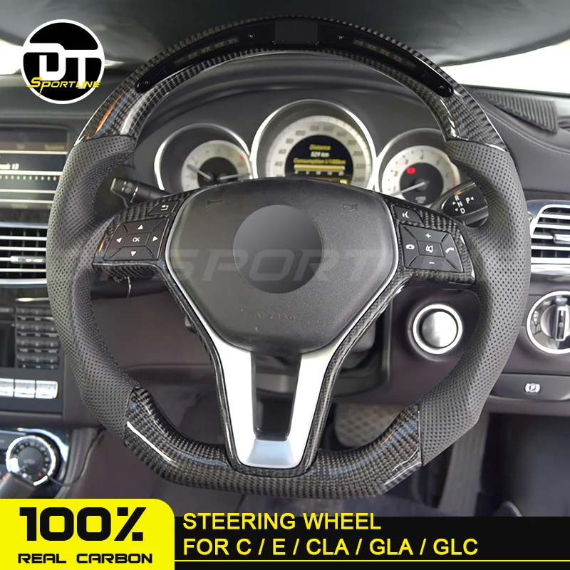 Гоночный руль для C class C200 E200 для CLA180 CLA200 C180 W205 W292 W117 W213 GLA углеродное волокно C/E GLK GLA Гоночный руль для C class C200 E200 для CLA180 CLA200 C180 W205 W292 W117 W213 GLA углеродное волокно C/E GLK GLA