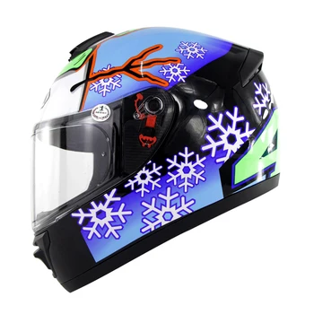 

Motorcycle Full Face Helmet Motocross Street Riding Bike Racing Road DOT Safety